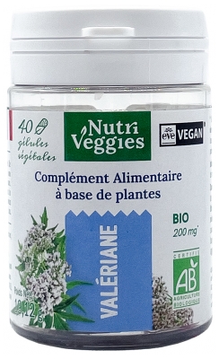 Nutriveggies Valériane Bio 40 gélules