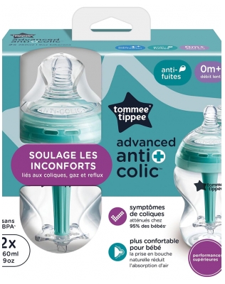 Tommee Tippee Advanced Anti + Colic 2 Biberons 0 Mois et + 260 ml