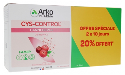 Arkopharma Cys-Control Urinary Comfort 2 x 20 Bustine