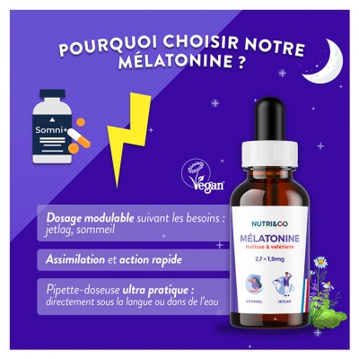 Nutri&Co Mélatonine 20 ml
