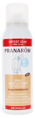 Pranarôm Aromalgic Økologisk Led- og Muskelspray 100 ml hvoraf 25 ml er gratis
