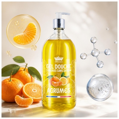 Les Petits Bains de Provence Citrusduschgel 1 L