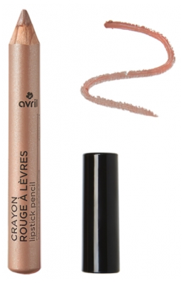 Avril Organic Lipstick Pencil - Colour: Pearly pink shortbread