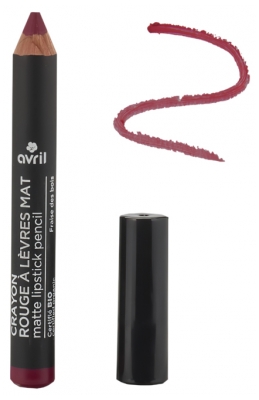 Avril Organic Matte Lipstick Pencil - Colour: Wild strawberry