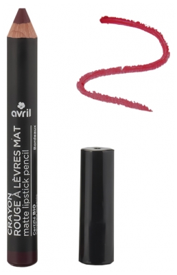 Avril Organic Matte Lipstick Pencil - Barwa: Bordeaux