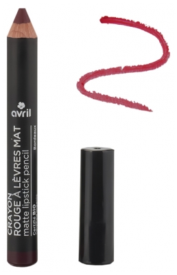 Lápiz de Labios Mate Orgánico Avril - Tinte: Burdeos
