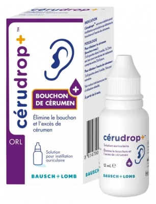 Bausch + Lomb Cerudrop Wax Remover 12 ml