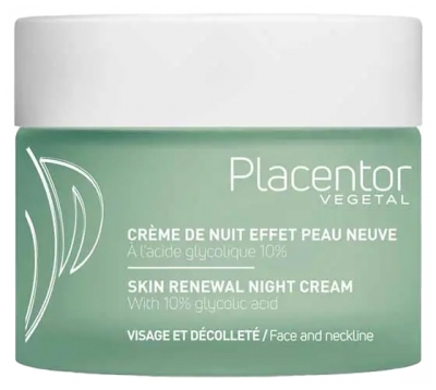 Placentor Végétal Nueva Crema de Noche Efecto Piel 50 ml