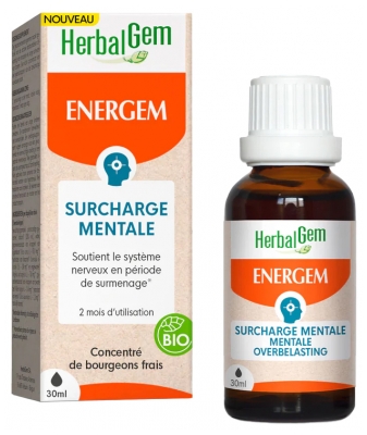 HerbalGem Energem Sovraccarico Mentale Bio 30 ml