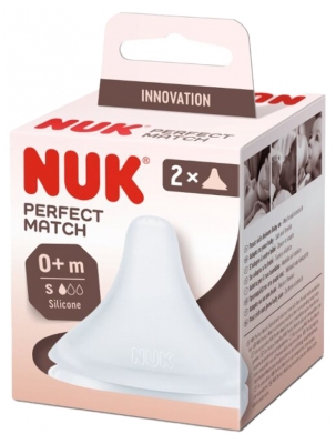 NUK Perfect Match 2 Silicone Teats 0 Months and up