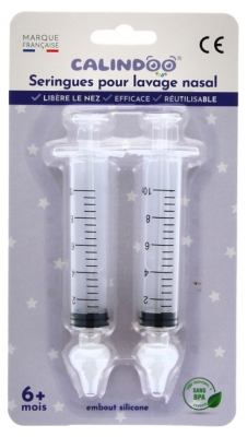 Calindoo Jeringas de Lavado Nasal 2 Jeringas