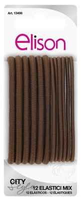 Elison 12 Elastice Mix - Culoare: Maro