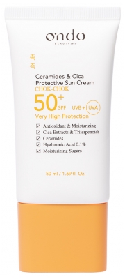 Ondo Beauty 36.5 Ceramidi e Cica Crema Solare Protettiva SPF 50 + 50 ml