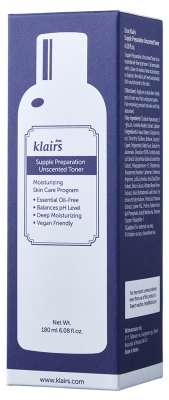 Klairs Soepele Voorbereiding Ongeparfumeerde Toner 180 ml