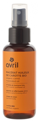 Avril Macerato Oleoso Biologico di Carota 100 ml