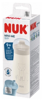 NUK Mini Me Sip 9 Mois et + Stainless