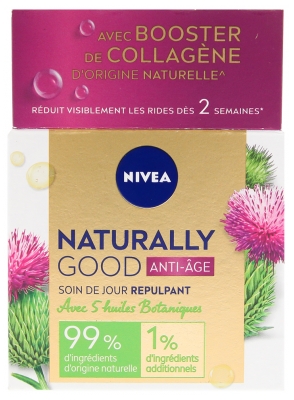 Nivea Naturally Good Anti-Âge Soin de Jour Repulpant Huiles Botaniques 50 ml