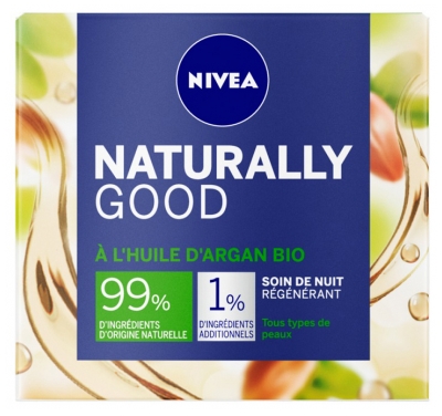 Nivea Naturally Good Argan Trattamento Notte Rigenerante 50 ml