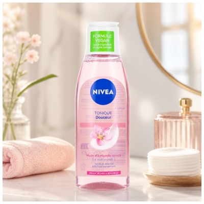 Nivea Tónico Suave Aceite de Almendras Dulces Para Pieles Secas y Sensibles 200 ml