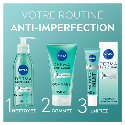 Nivea Derma Skin Clear Gommage Visage et Corps Peaux à Imperfections 150 ml