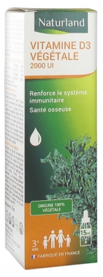 Naturland Vitamine D3 Végétale 15 ml