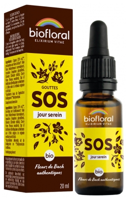 Biofloral Droppar SOS Lugn Dag Bio 20 ml