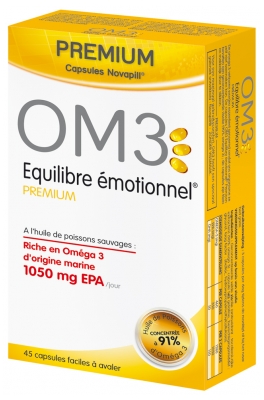 OM3 Premium Echilibru Emoțional 45 Capsule