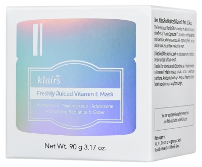 Klairs Mascarilla de Vitamina E Recién Exprimida 90 g