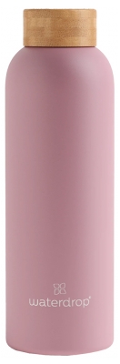 Waterdrop Thermo Steel Bottle 600 ml - Couleur : Pastel Rose Mat