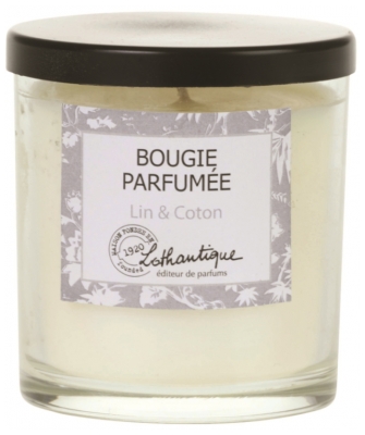 Lothantique Bougie Parfumée 160 g - Senteur : Lin & Coton