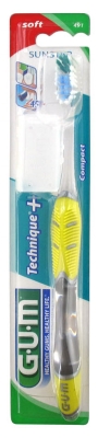 GUM Brosse à Dents Technique+ 491 - Couleur : Jaune 1