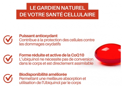 Orthonat Ortho Ubiquinol Q10 Protection Cellulaire 30 Gélules