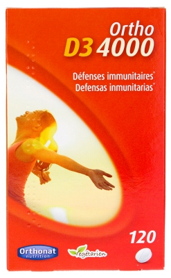 Ortho D3 4000 Defensas Inmunitarias 120 Comprimidos
