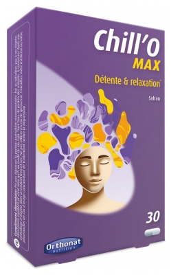 Orthonat Chill'O Max Détente et Relaxation 30 Gélules