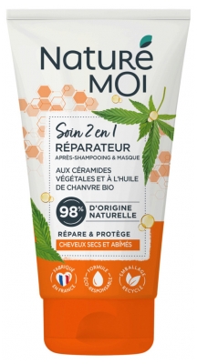 Naturé Moi Reparierende 2-in-1-Pflege Nach-Shampoo und Maske mit Hanföl 150 ml