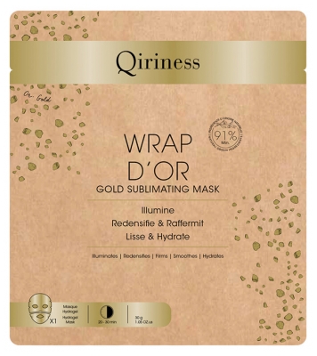 Qiriness Wrap d'Or 1 Masque Tissu