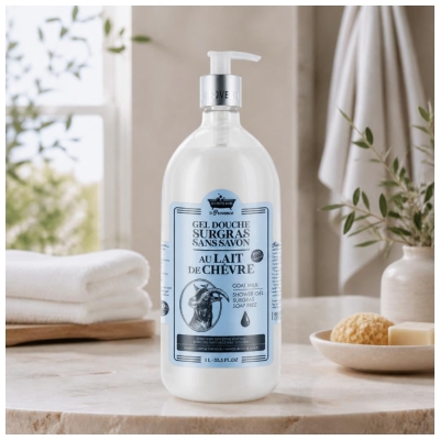 Les Petits Bains de Provence Goat's Milk Shower Gel 1 L