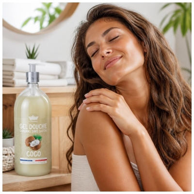 Les Petits Bains de Provence Kookoksen Suihkugeeli 1 L