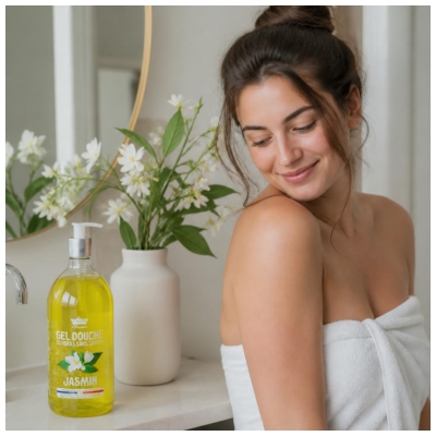 Les Petits Bains de Provence Gel za prhanje Jasmin 1 L