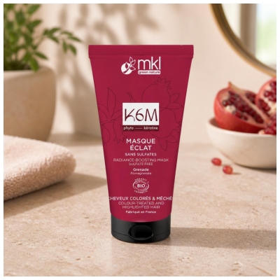 MKL Green Nature K6M Mascarilla Resplandor Para Cabellos Teñidos o Dañados 150 ml