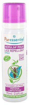 Puressentiel Spray Répulsif Poux 75 ml