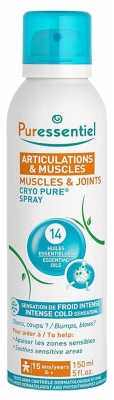 Puressentiel Artikulationen & Muskeln Cryo Pure Spray mit 14 ätherischen Ölen 150 ml