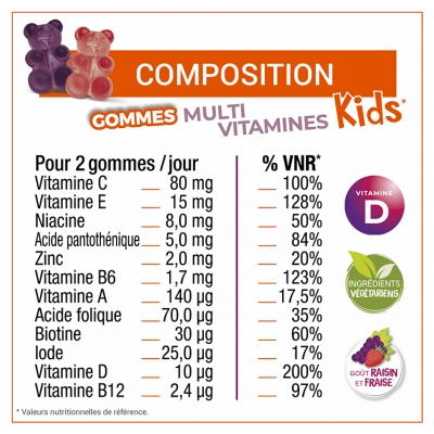 Vitascorbol Kids Multivitamine 45 Jeleuri