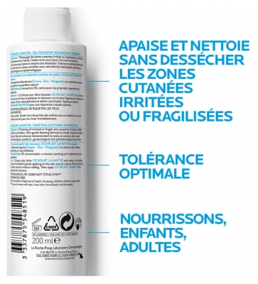 Gel spumant purifiant și calmant La Roche-Posay Cicaplast Lavant B5 200 ml