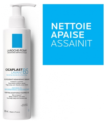 Gel spumant purifiant și calmant La Roche-Posay Cicaplast Lavant B5 200 ml