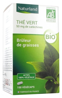 Naturland Thé Vert Bio 150 Végécaps