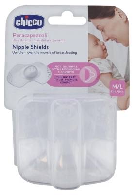 Chicco 2 Protege-Pezones - Tamaño: M/L