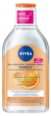 Nivea Eau Micellaire Energy Peaux Fatiguées et Ternes 400 ml