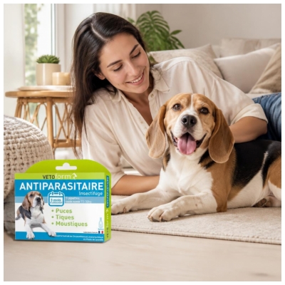 Vetoform Antiparasitar Câine Mediu 15-30 Kg 3 Pipete