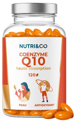 Nutri&Co Koenzym Q10 o Wysokiej Absorpcji 120 Kapsułek